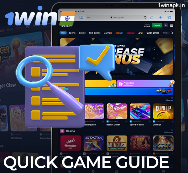Quick Game Guide for 1Win app